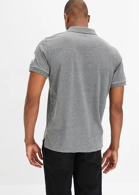 Kortermet poloskjorte i jersey, bonprix