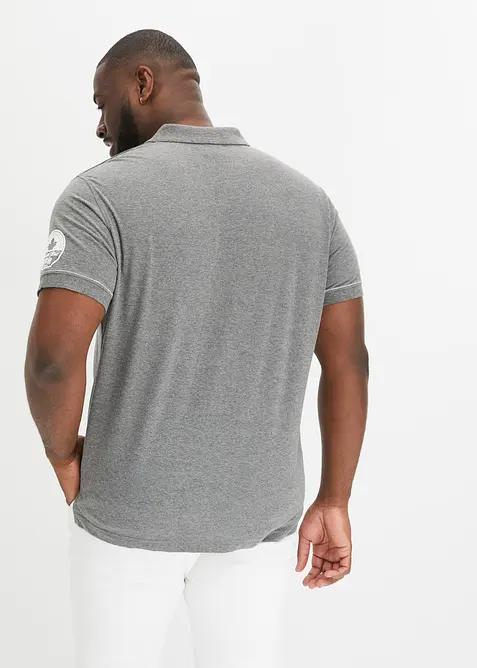 Kortermet poloskjorte i jersey, bonprix