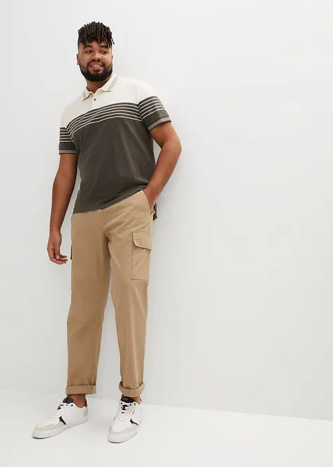 Jersey-poloskjorte av 100% bomull, bonprix