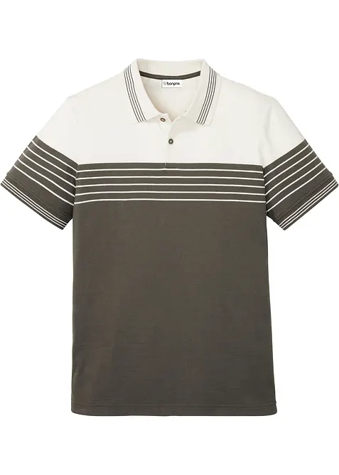 Jersey-poloshirt av ren bomull, bonprix