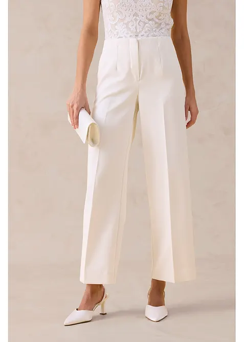 Bukse med vide ben, bonprix