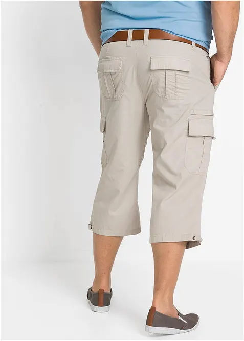 Regular Fit-cargo-bermudashorts i 100% bomull, lang, bonprix