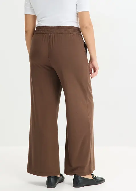 Jerseybukse med dekorativt spensel, bonprix