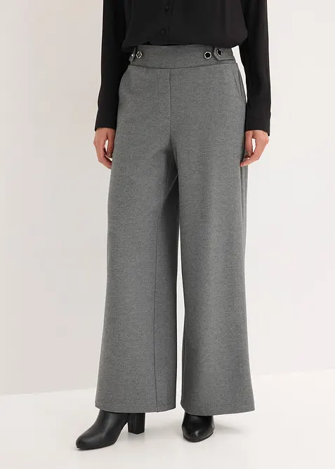 Jerseybukse med dekorativt spensel, bonprix