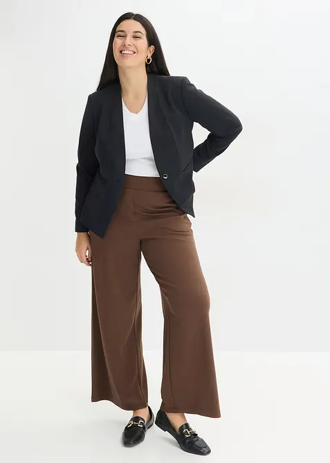 Jerseybukse med dekorativt spensel, bonprix