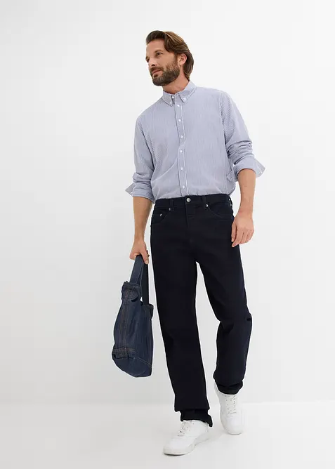 Langermet skjorte i 100% bomull, Regular Fit, bonprix