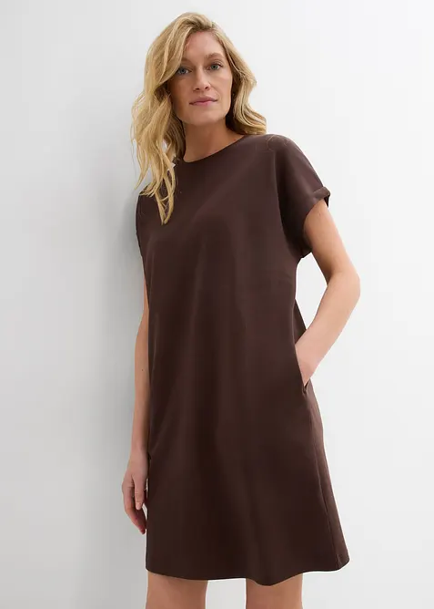 Kjole i formstabilt interlockmateriale, bonprix