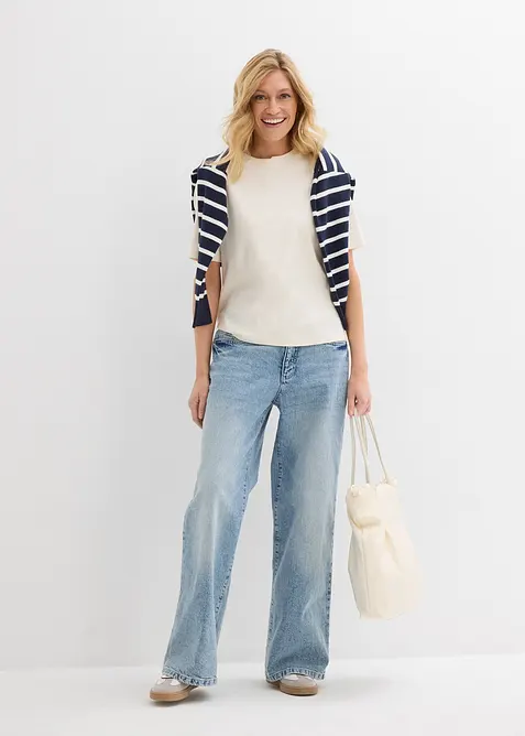 T-skjorte i 100% &oslash;kologisk bomull, bonprix