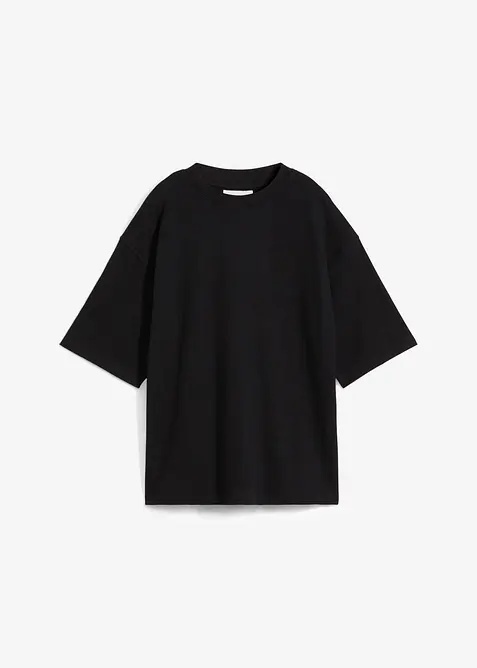 Oversized topp i formstabil, 100% &oslash;kologisk bomull, bonprix