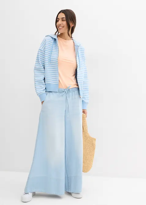 Topp i myk viskose (2-pack), bonprix