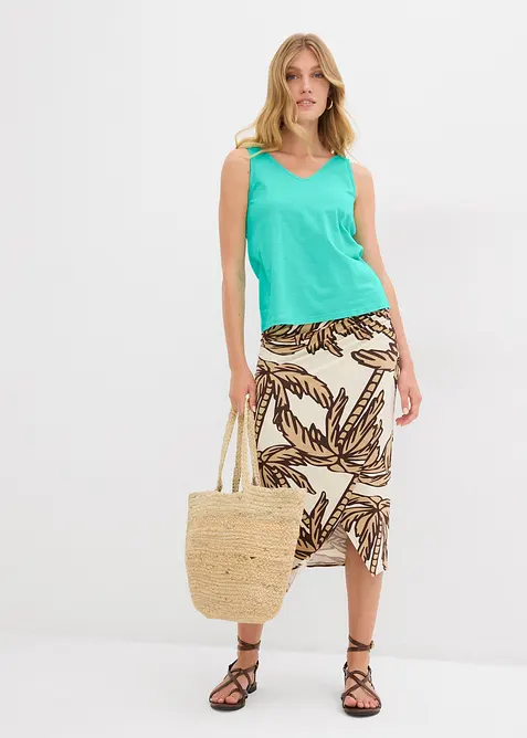 Singlet i 100% &oslash;kologisk bomull (2-pack), bonprix