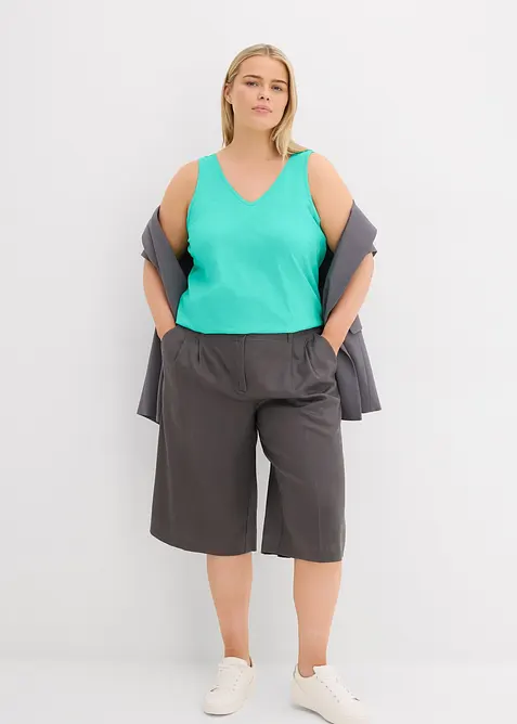 Singlet i 100% &oslash;kologisk bomull (2-pack), bonprix