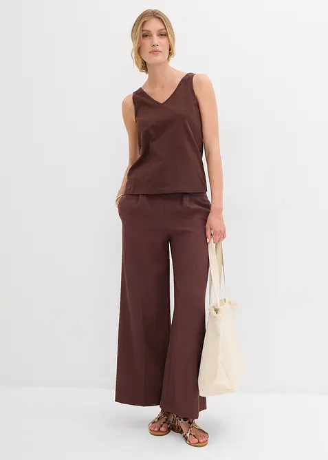 Singlet i 100% &oslash;kologisk bomull (2-pack), bonprix