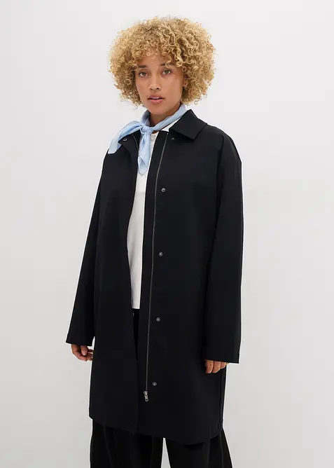 Trenchcoat i vannavvisende materiale, bonprix
