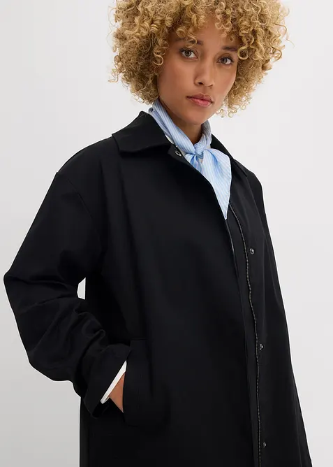 Trenchcoat i vannavvisende materiale, bonprix