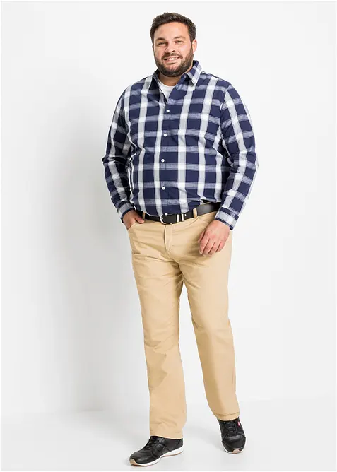 Langermet skjorte i 100% bomull, bonprix