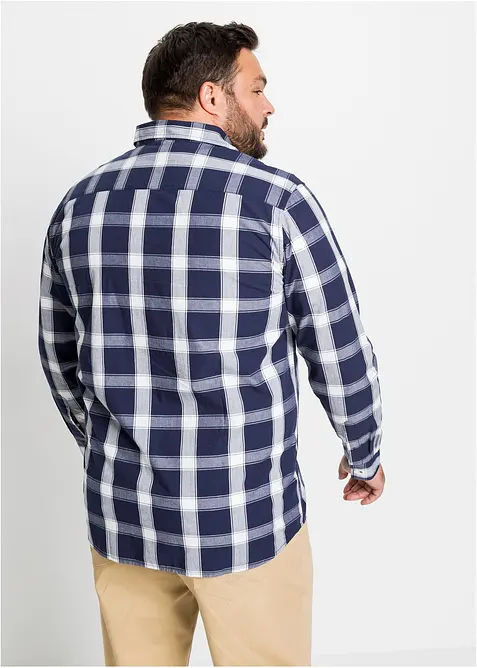 Langermet skjorte i 100% bomull, bonprix