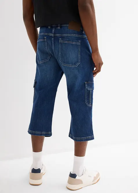 Regular Fit 3/4-cargojeans, Straight, bonprix