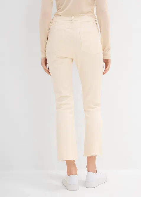 Flared-jeans High Waist, cropped, bonprix