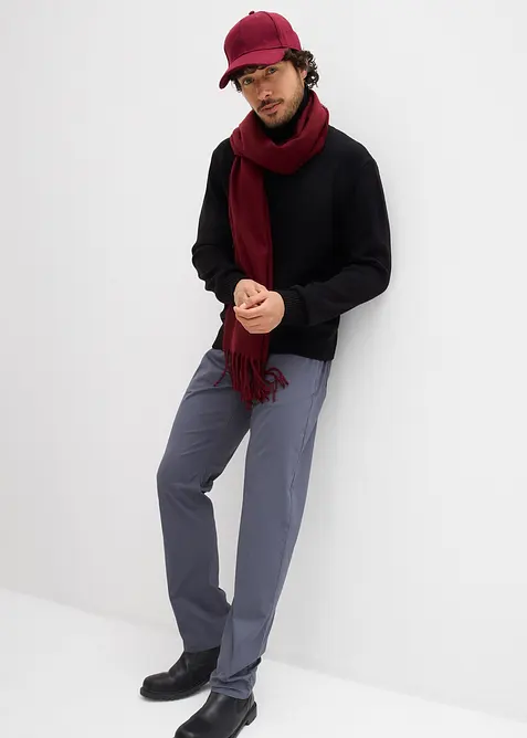 Regular Fit slip on-stretchbukse, Straight, bonprix