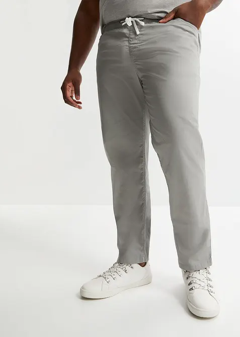 Regular Fit slip on-stretchbukse, Straight, bonprix