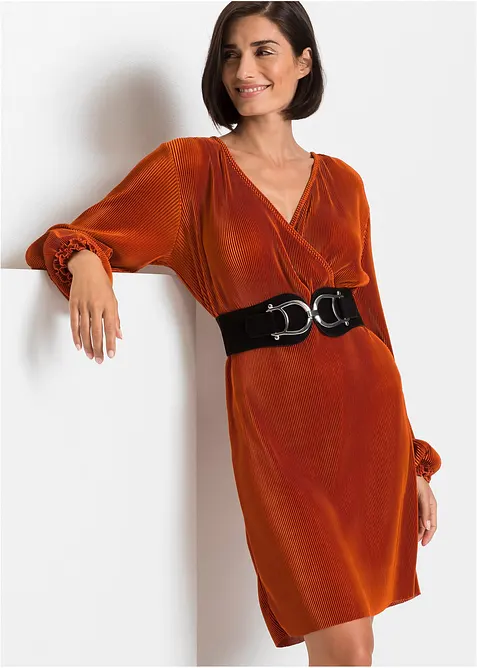 Stretchbelte med i&oslash;ynefallende spenne, bonprix