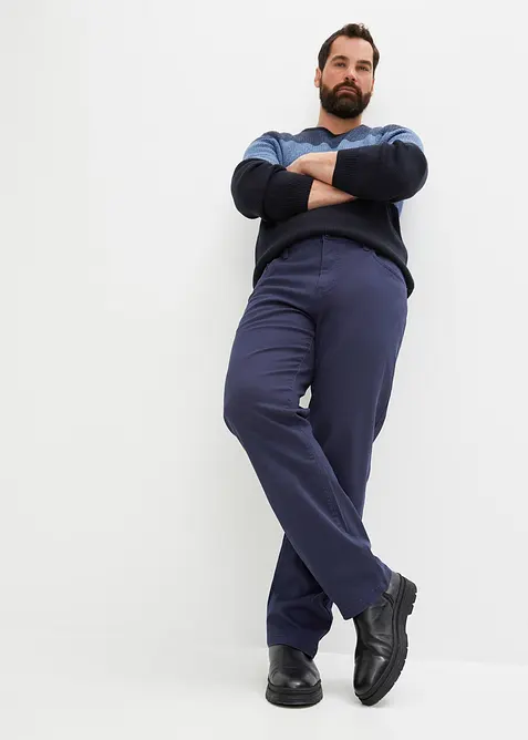 Classic Fit stretchbukse, Straight, bonprix