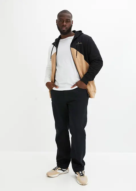 Classic Fit stretchbukse, Straight, bonprix