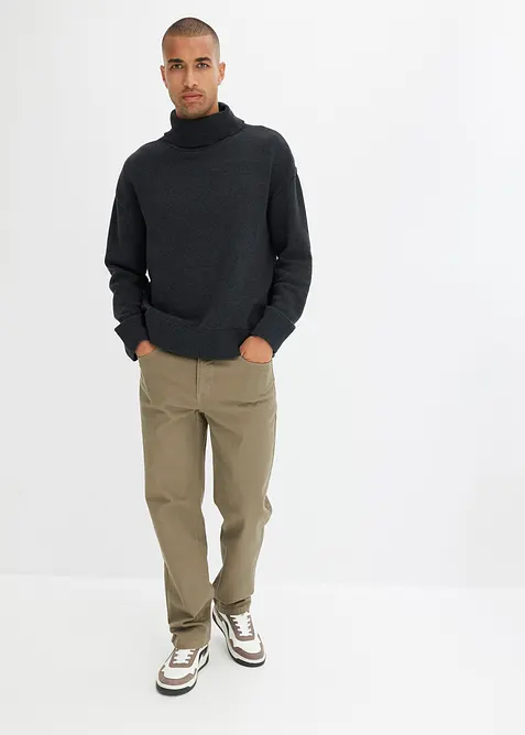 Classic Fit stretchbukse, Straight, bonprix