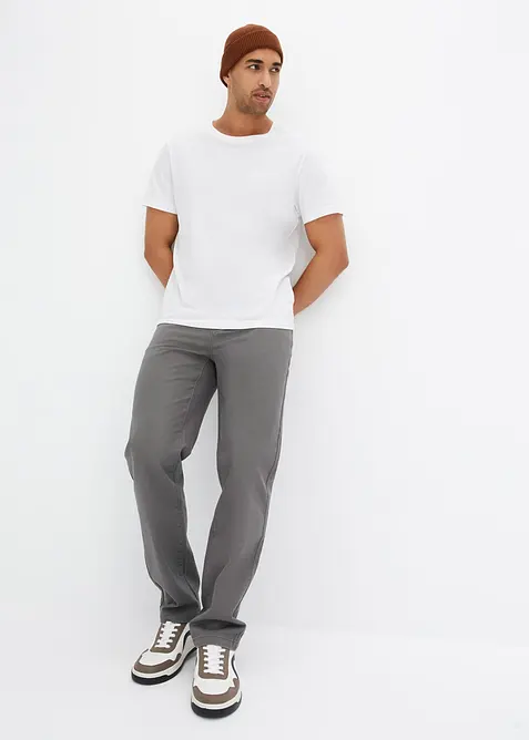 Classic Fit-stretchbukse, Straight, bonprix