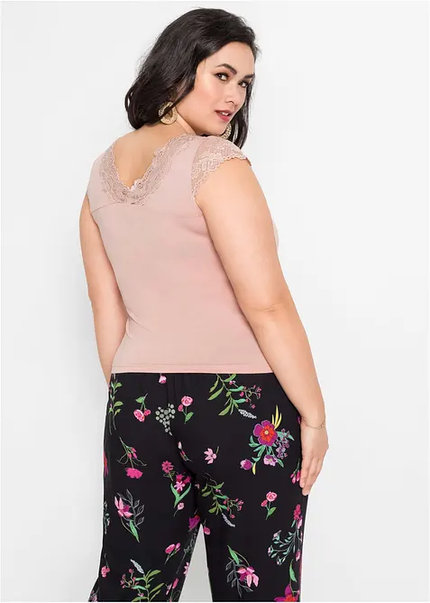 Topp i myk viskosemiks, bonprix