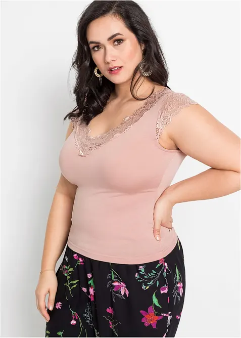 Topp i myk viskosemiks, bonprix