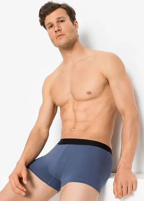 Boxershorts med bomull i ettersittende modell (10-pack), bonprix