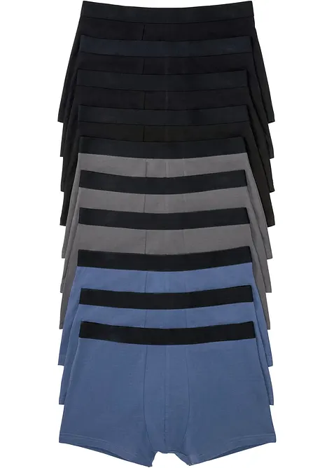 Boxershorts med bomull i ettersittende modell (10-pack), bonprix