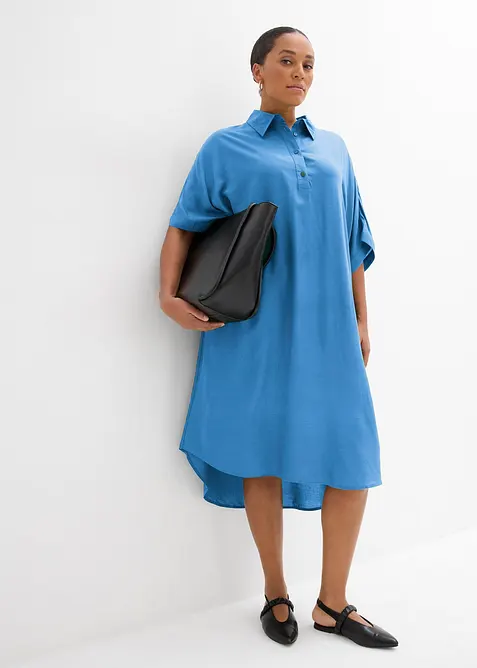 Skjortekjole i lett viskose, bonprix