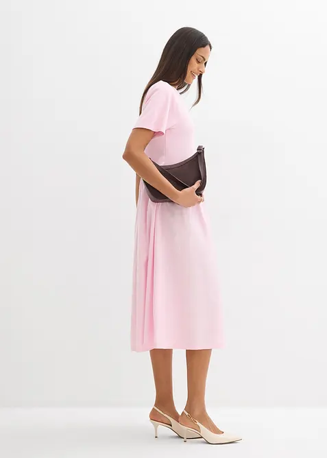 Midikjole i 100% bomull, bonprix