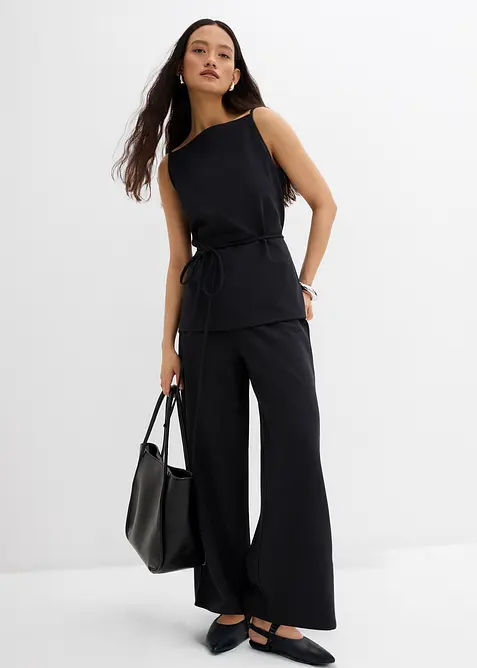 Vid bukse av pik&eacute;, bonprix