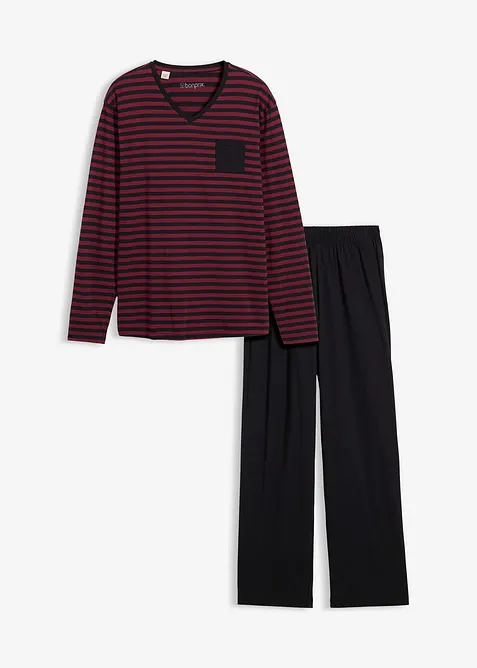 Pyjamas i 100% bomull, bonprix