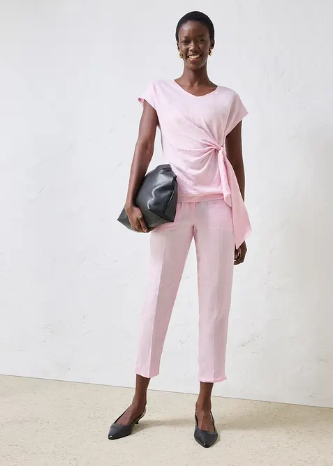 Omslagstopp i lin, bonprix