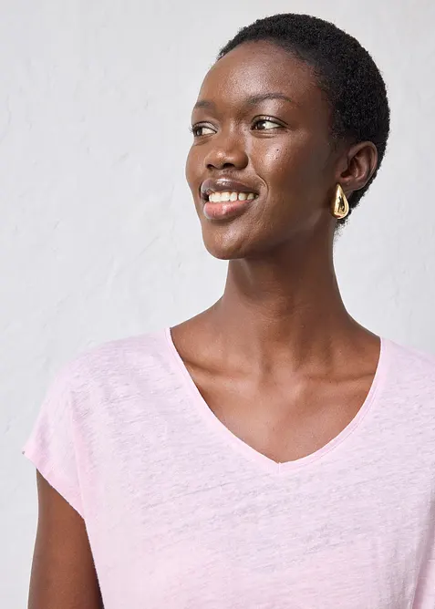 Omslagstopp i lin, bonprix