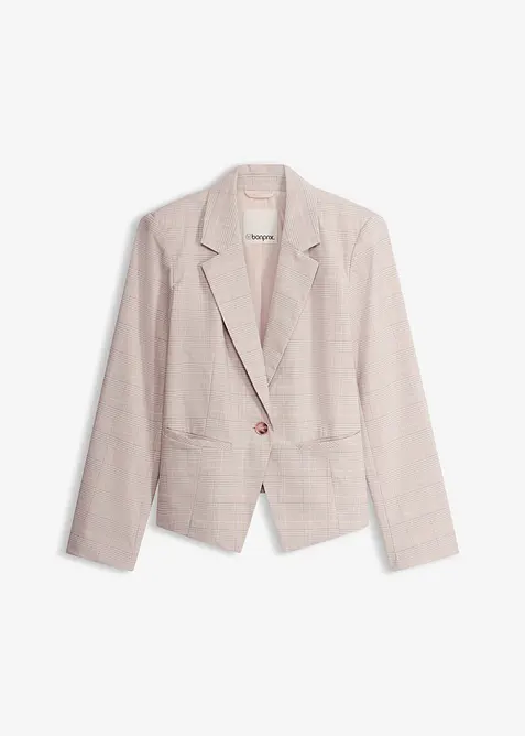 Blazer med glencheck-m&oslash;nster, bonprix