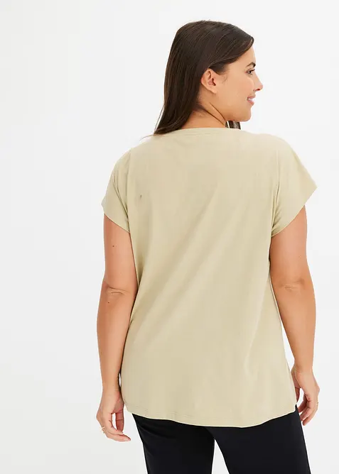 Topp i &oslash;kologisk bomull, bonprix