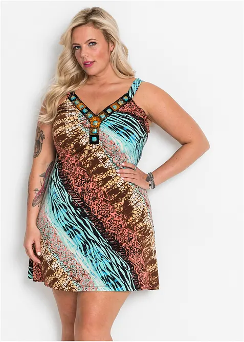 Jerseykjole i A-modell, bonprix