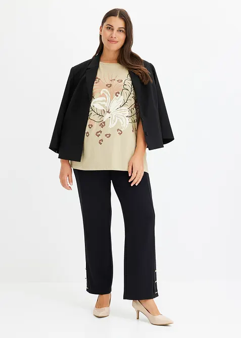 Topp i &oslash;kologisk bomull, bonprix