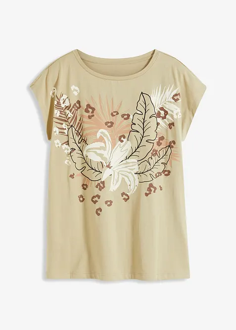 Topp i &oslash;kologisk bomull, bonprix