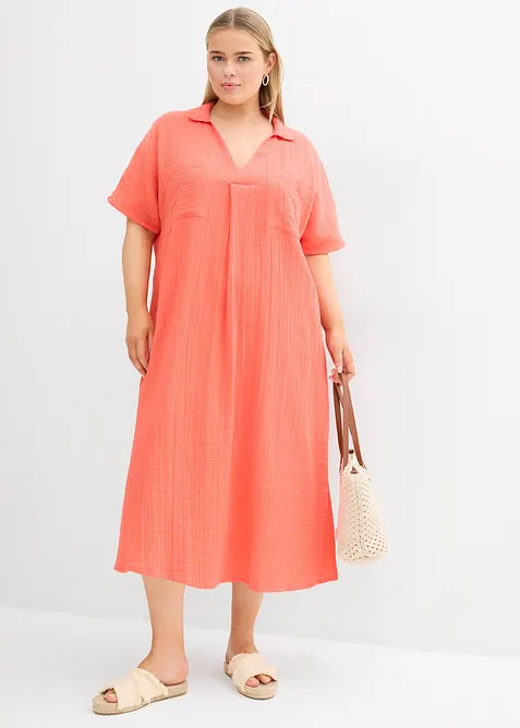 Kaftankjole i myk musselin, bonprix