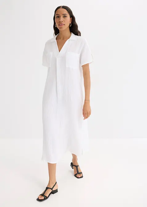 Kaftankjole i myk musselin, bonprix