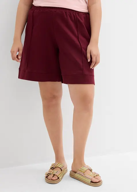 Sweatshorts i bomullsmiks, bonprix