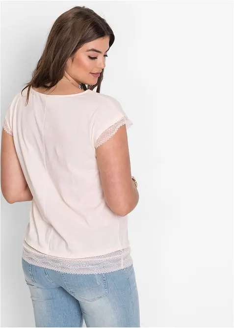 Boxy topp i bomull, bonprix
