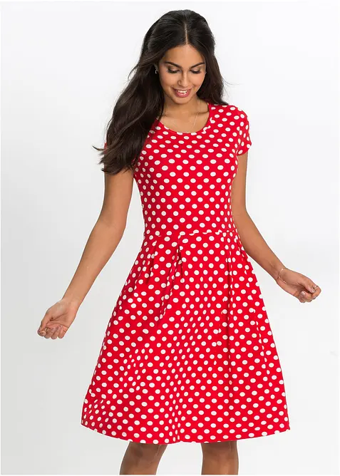 Jerseykjole i viskosemiks, bonprix